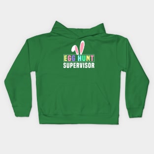 Egg Hunt Supervisor Kids Hoodie